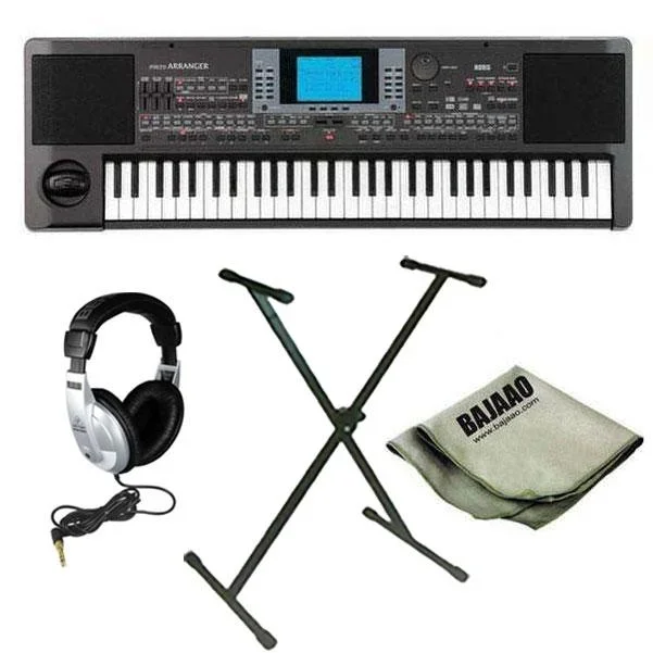 Korg Micro-arranger MAR-1 Arranger Keyboard with Stand, Polishing Cloth and Headphones