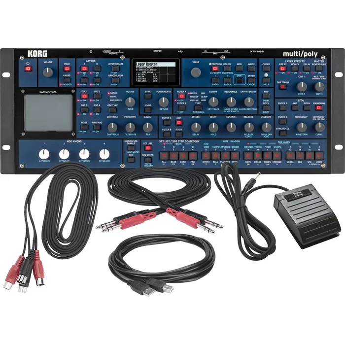 Korg Multi/Poly Module Analog Modeling Synthesizer CABLE KIT