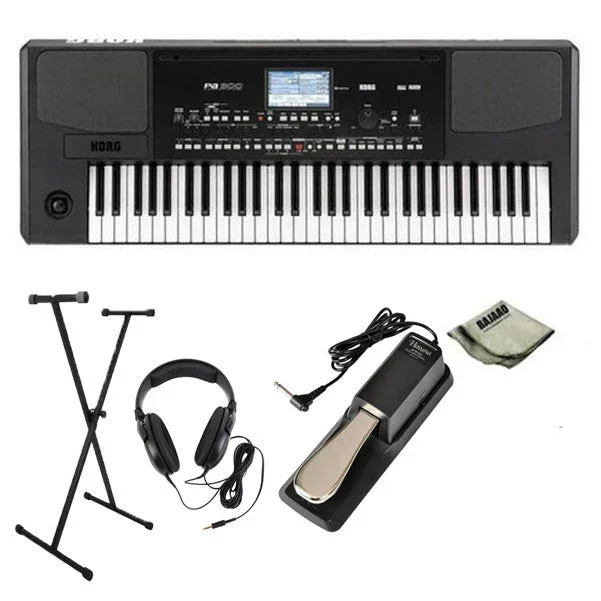 Korg PA300 Professional Arranger Keyboard Pro Bundle