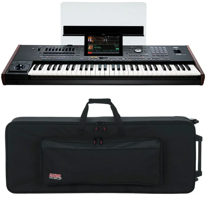 Korg PA5X 61-key Professional Arranger Workstation Keyboard CARRY BAG KIT