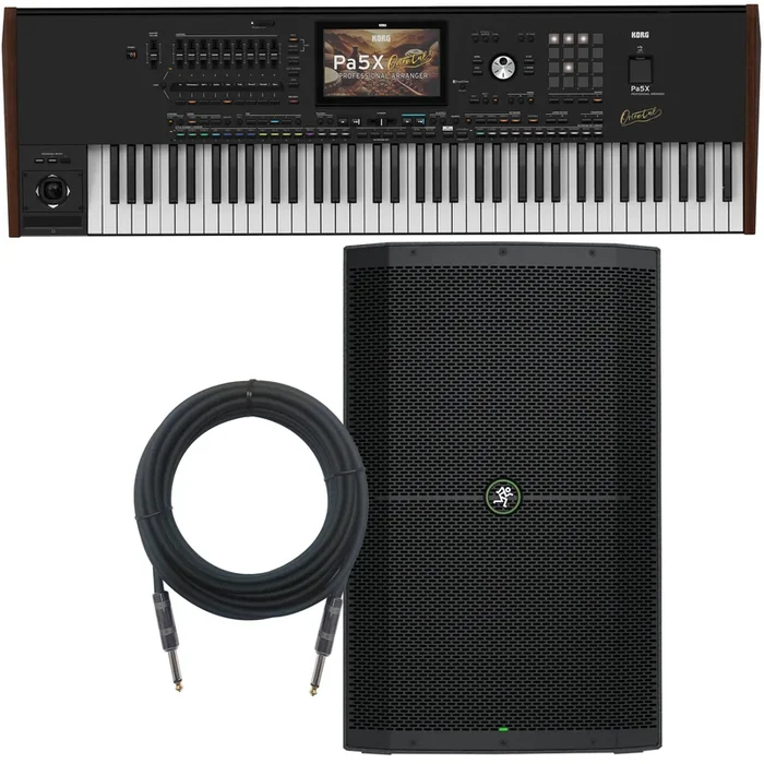 Korg PA5X Oriental 76-key Arranger Workstation Keyboard MONITOR KIT
