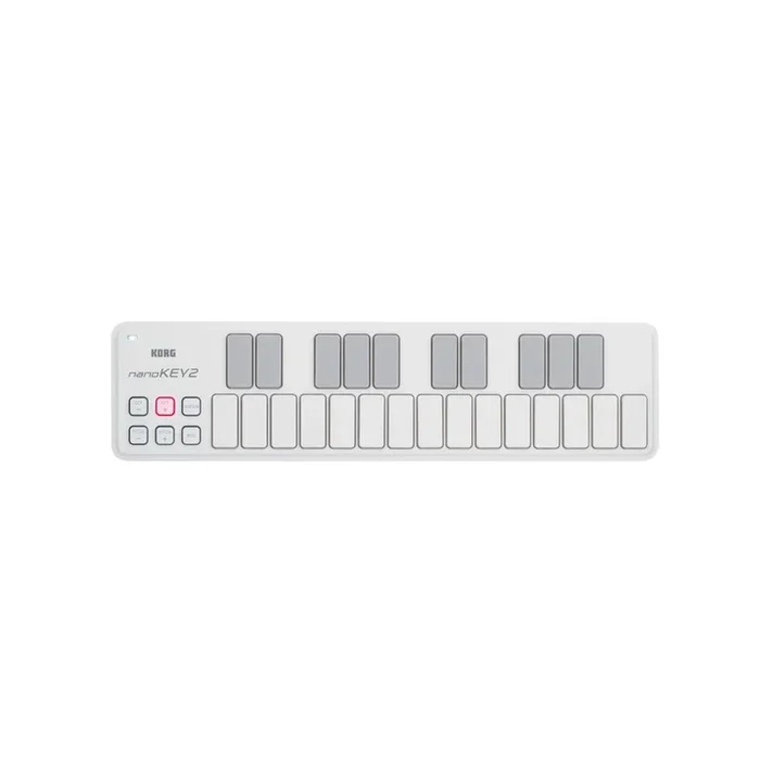 Korg Slimline USB MIDI Keyboard Controller, White