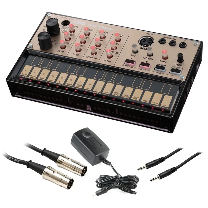 Korg Volca Keys – Analog Loop Synth POWER & CABLE RIG