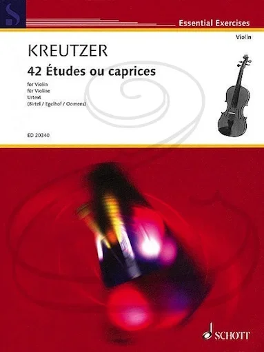 Kreutzer (Birtel/Egelhof/Oomens): 42 Studies or Caprices – URTEXT (violin) Schott