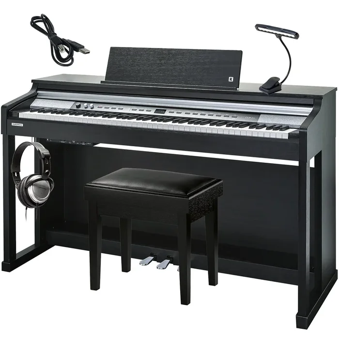 Kurzweil CUP P1 Digital Piano – Dark Rosewood COMPLETE HOME BUNDLE
