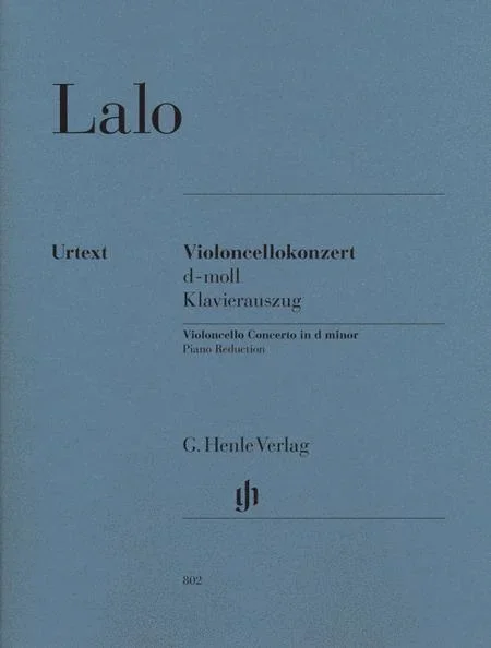 Lalo, Concerto in D Minor for Cello and Piano (Henle)
