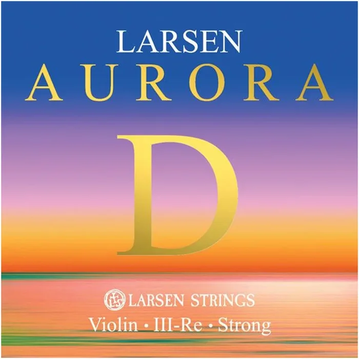 Larsen Aurora, Violin D String, (Synthetic/Aluminum), 4/4, Heavy