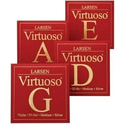Larsen Virtuoso 4/4 violin string set, medium, Denmark,