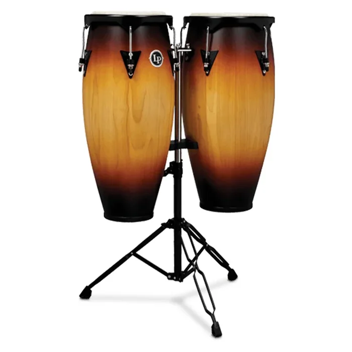Latin Percussion City Series Conga Set with Stand LP646NY