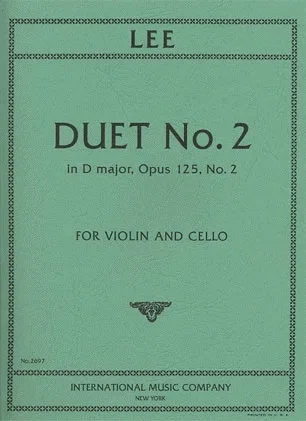 Lee, Sebastian: Duet Op.125 No. 2 for violin & cello