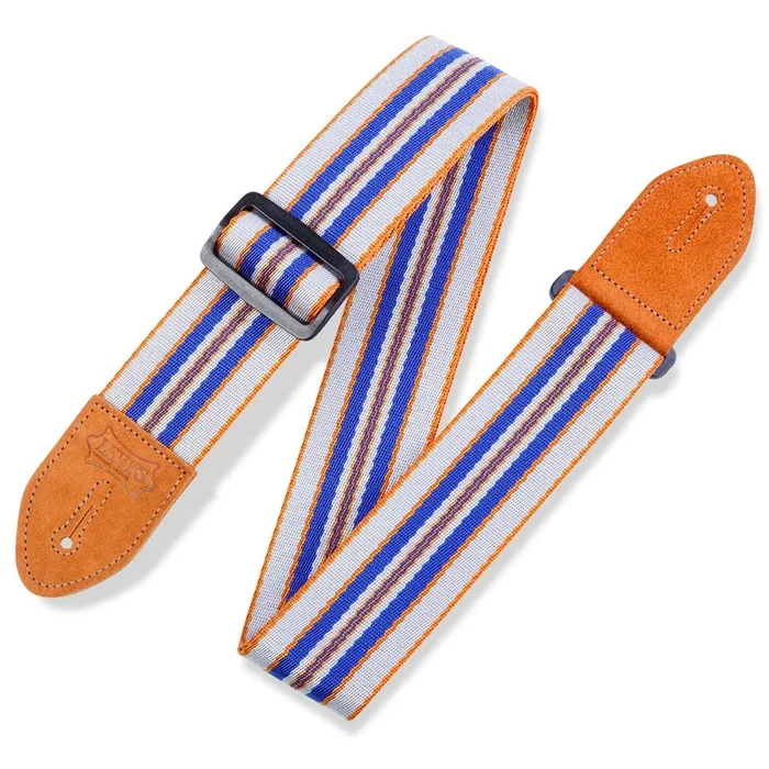 Levy’s ‘Skyline Stripe’ 2″ Woven Polyester Guitar Strap MC8VIN-005