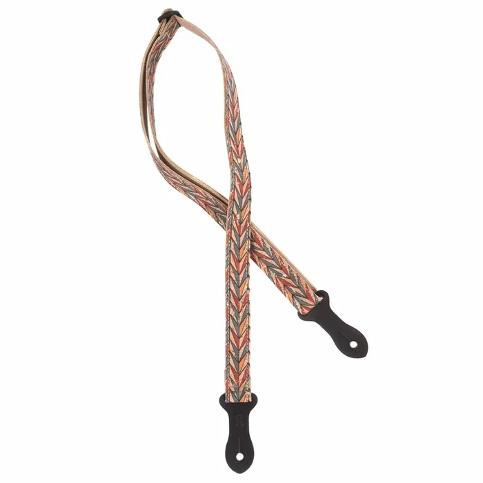 Levy’s Folk Instrument Series 1″ Wide Cork Mandolin Ukulele Strap Chevron