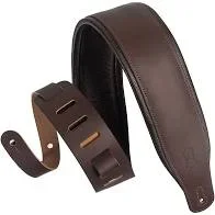 Levy’s Leathers 3″ Wide Leather Guitar Strap with Foam Padding and Garment Leather Backing; (M26PD)