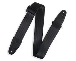 Levy’s M8SB-BLK Seatbelt Guitar Strap – Black