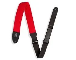 Levy’s MRHC-RED Cotton Guitar Strap – Red