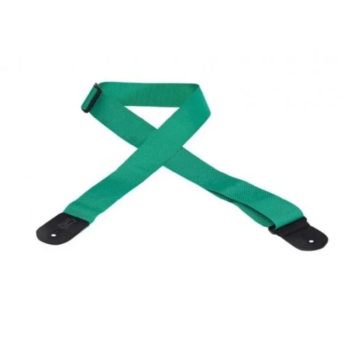 Levys M8POLY-XL-GRN 2″ Polypropylene Guitar Strap – Green