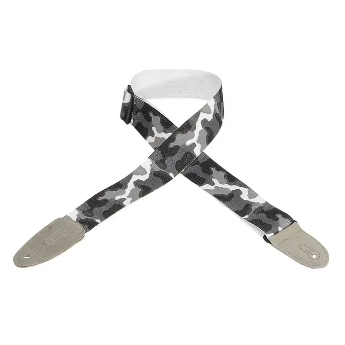 Levys MC8-XL-ACM 2 Inch Basic Cotton With Suede Strip Guitar Strap