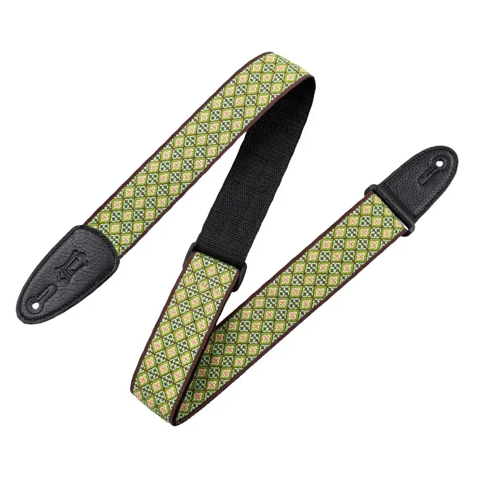 Levys Original Hootenanny Series Guitar Strap | Green