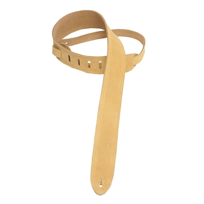 Levys Simply Suede Series 2″ Tan Guitar Strap