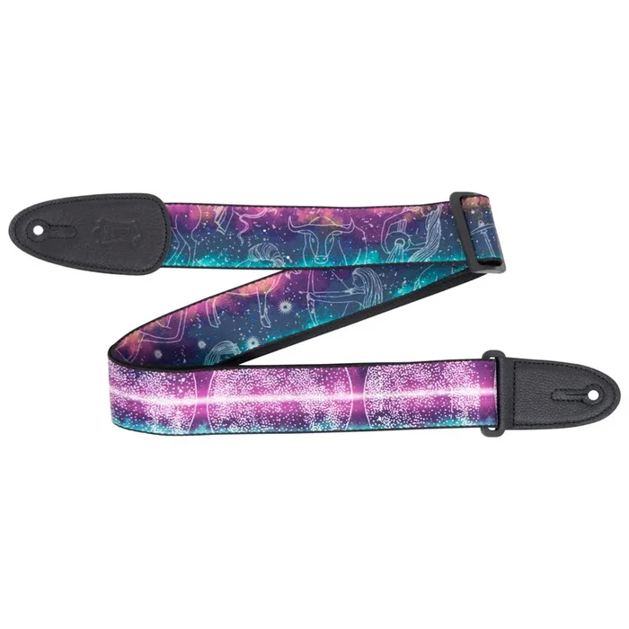 Levys Solar Series Cosmic Poly Print Guitar Strap | 2″