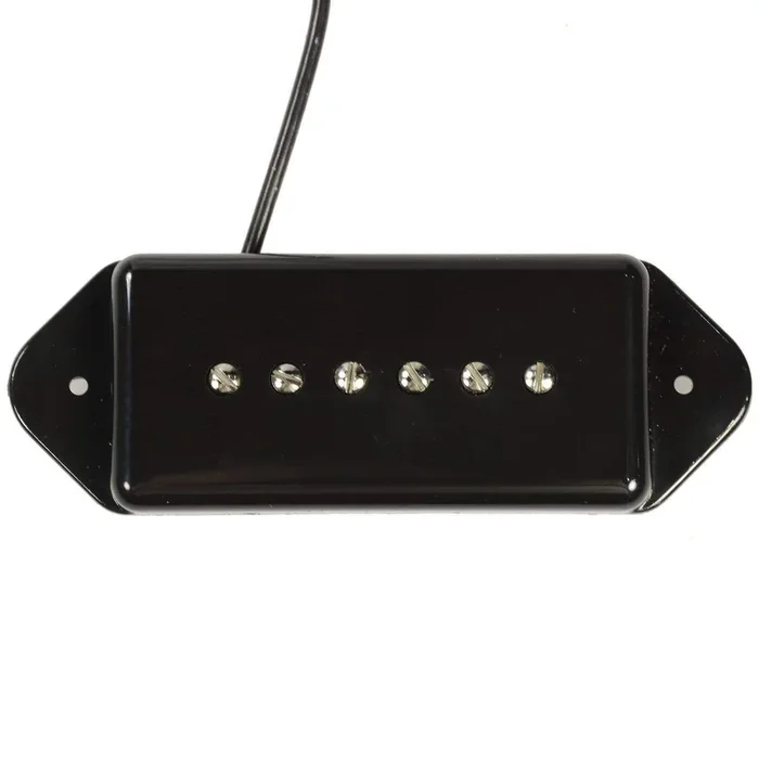 Lindy Fralin Hum-Cancelling P-90 Dogear Pickup Neck Black 2-Conductor