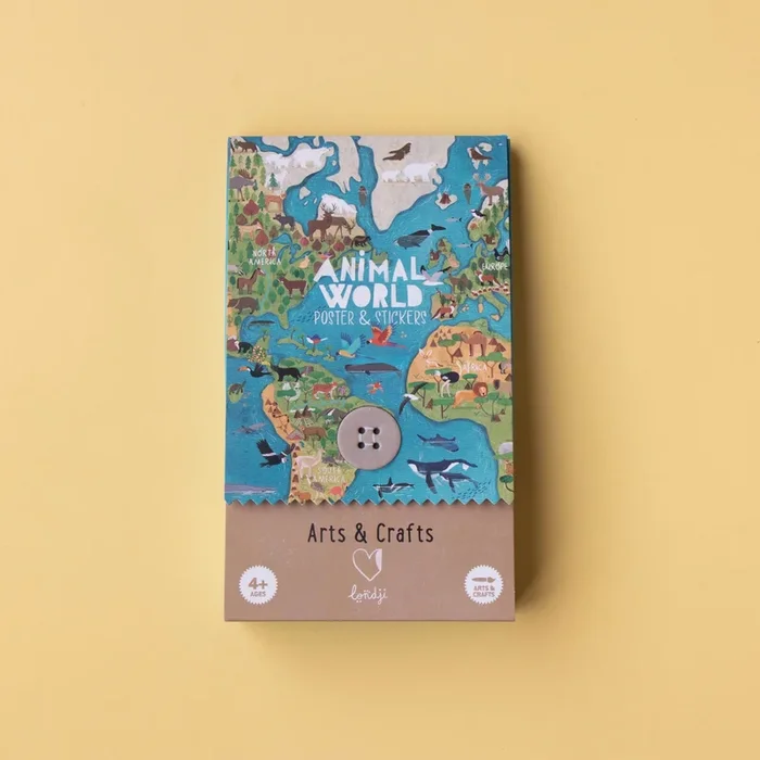 Londji Stickers – animal world poster & stickers