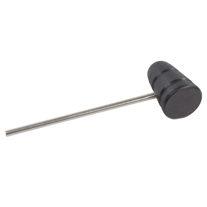 Low Boy Standard Wood Bass Drum Beater Black w/Black Stripes