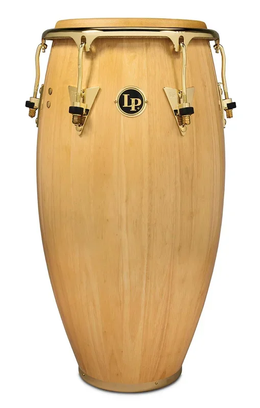 LP Classic Wood 11 3/4″ Conga, Natural Wood/Gold – LP559X-AW