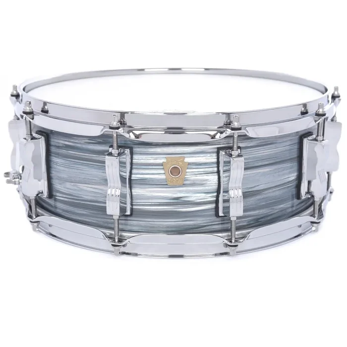 Ludwig 5×14 Classic Maple Snare Drum Vintage Blue Oyster