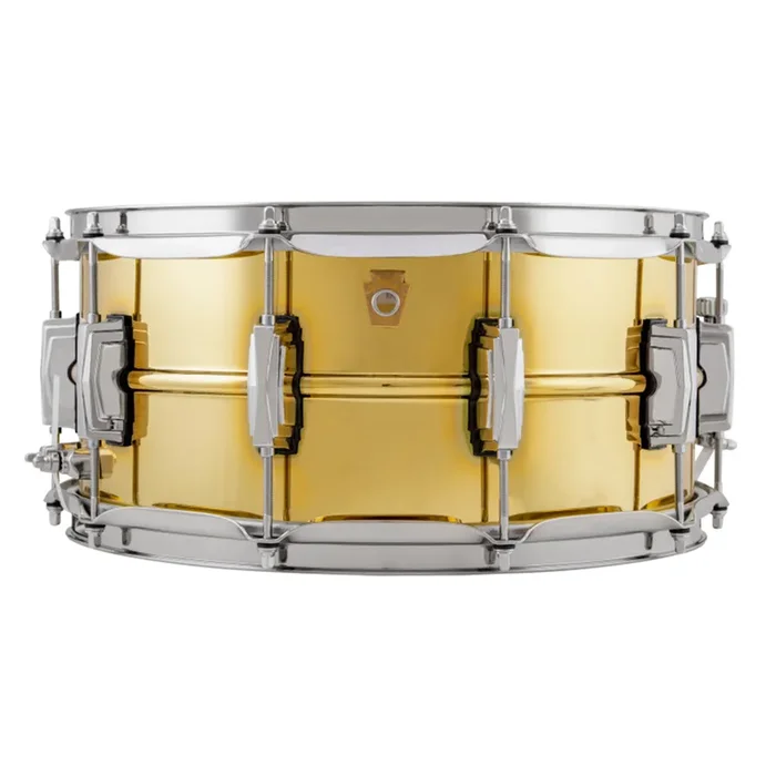 Ludwig “Super Brass” Snare Drum – 14″x6.5″