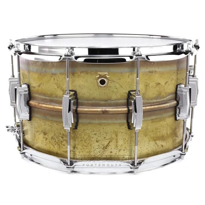 Ludwig LB484R Raw Brass Phonic Snare Drum 14×8