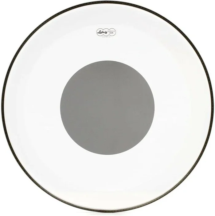 Ludwig Silver Dot Clear Bass Drumhead 22″