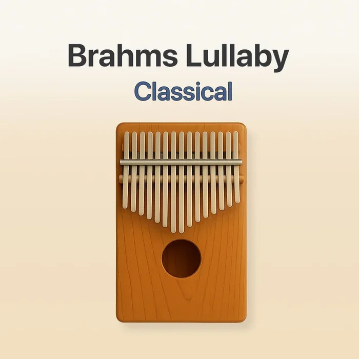 Lullaby – 17 Note Kalimba tab