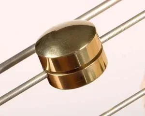 Lup-X bass button-style brass Wolf Eliminator, 13.8 grams