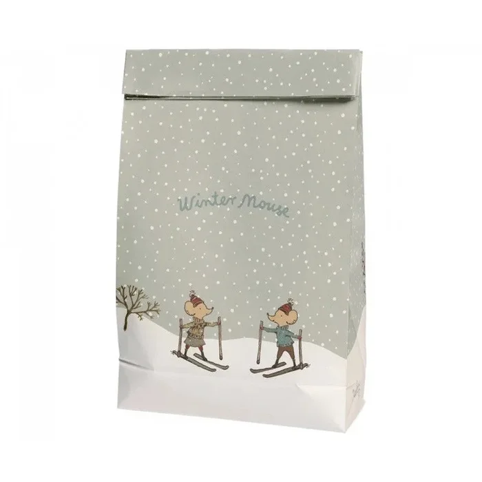 Maileg gift bag winter mouse large