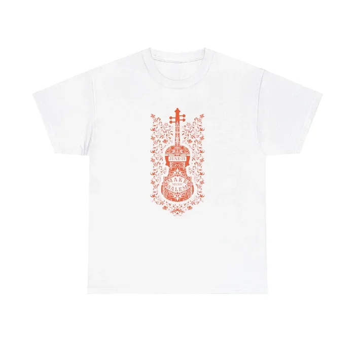 Make Music Salem Floral Violin T-Shirt