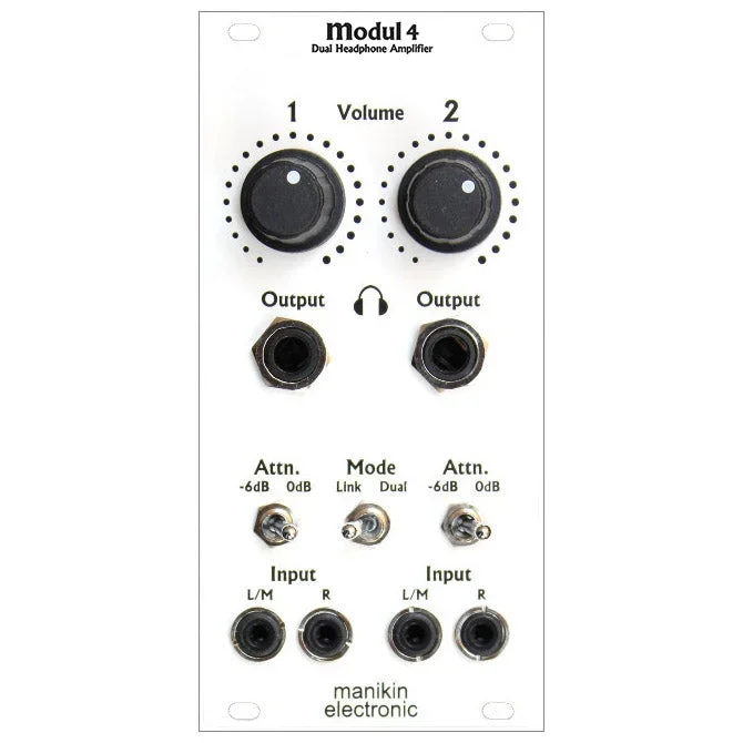 Manikin Electronic Modul 4 Dual Headphone Amp Eurorack Module