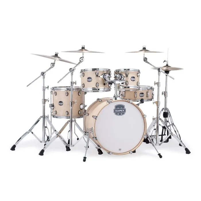 Mapex Mars Maple 5pc Fusion Drum Set Natural Satin