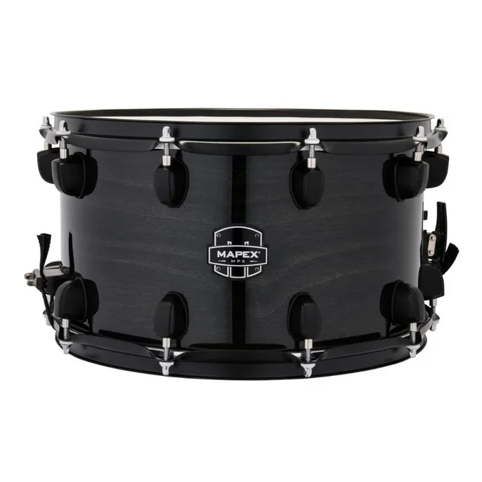 Mapex MPX Maple/Poplar Hybrid Shell Snare Drum 14×8 Trans Midnight Black