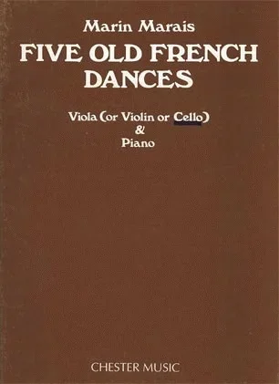 Marais: 5 Old French Dances (cello & piano)