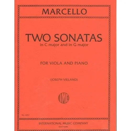 Marcello, Benedetto: Two Sonatas in G & C major (viola & piano) IMC