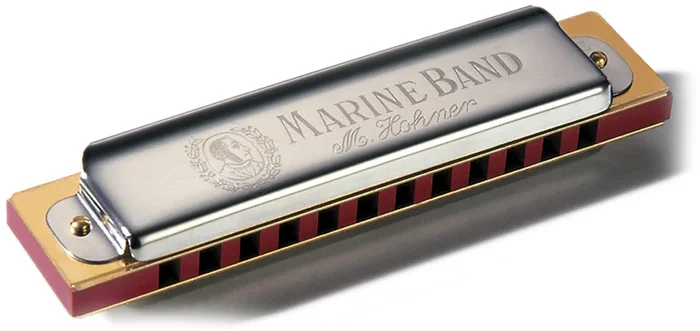 Marine Band Harmonica by Hohner
