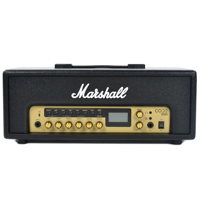 Marshall Code 100W Digital Head w/100 Presets, Bluetooth, and USB