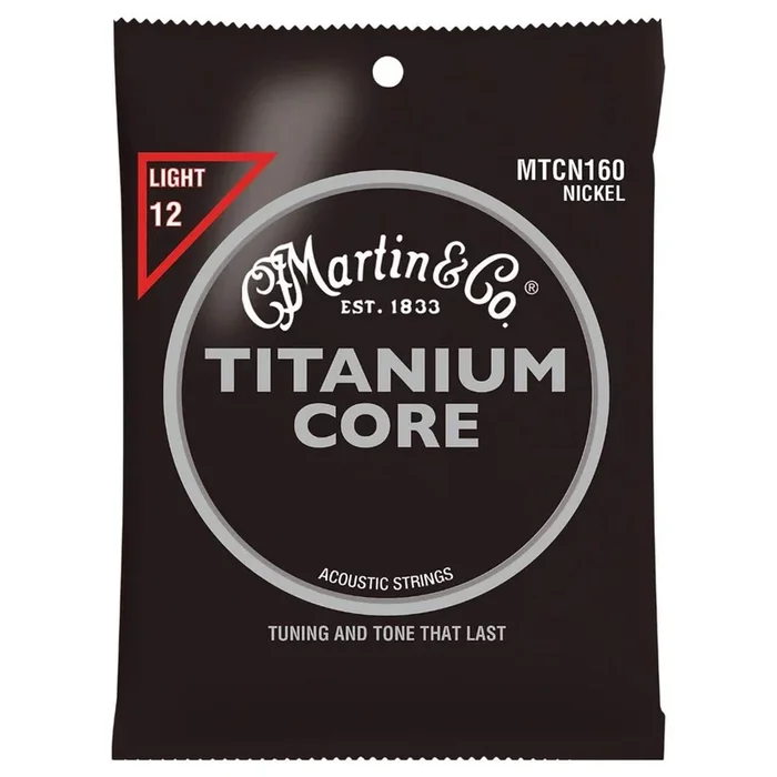 Martin Titanium Core Nickel Light Gauge 12-55