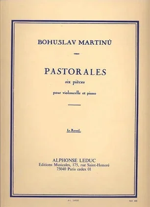 Martinu, Bohuslav: Pastorales-6 Pieces (cello & piano)