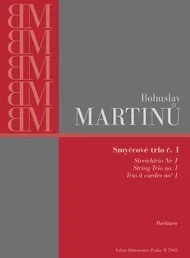 Martinu, Bohuslav: String Trio miniature SCORE #1 (violin, viola, cello) Barenreiter
