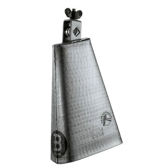 Meinl 8 Inch Big Mouth Hammered Cowbell – Brushed Steel