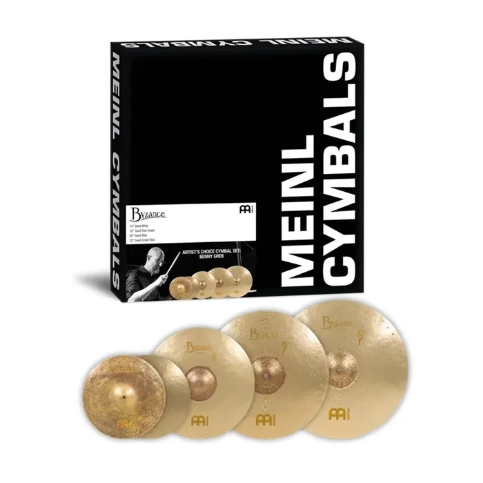 Meinl Cymbals A-CS3 Byzance Artist’s Choice Benny Greb 4pc Cymbal Set