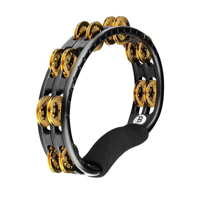 Meinl Hand Tambourine Black – Brass Jingles