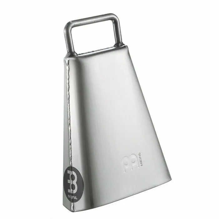 Meinl Handheld 6 1/4 Inch Hand Brushed Steel Finish Bell